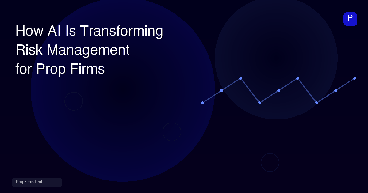 How AI Is Transforming Risk Management for Prop Firms