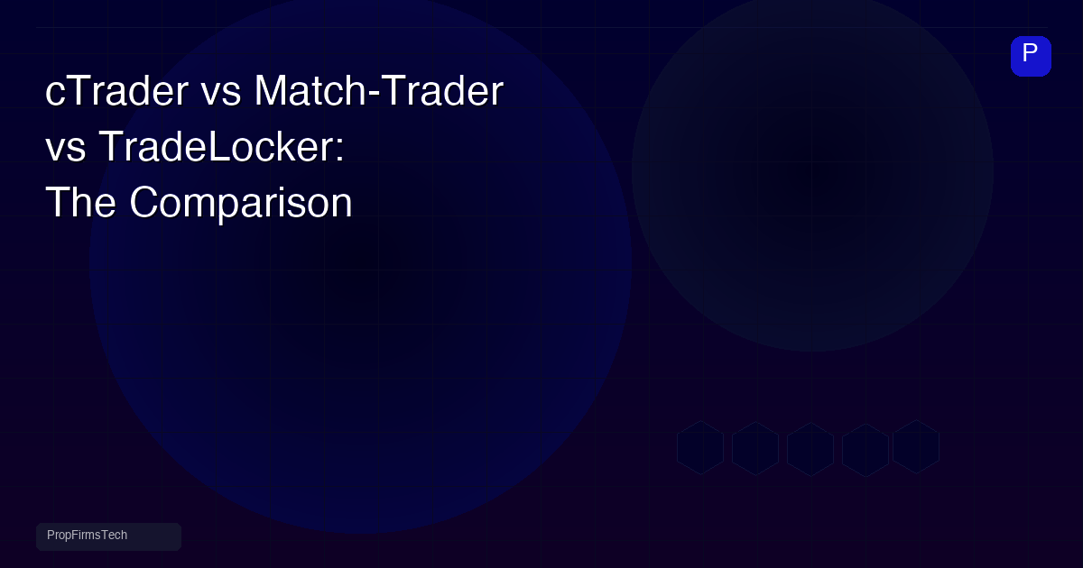 cTrader vs Match-Trader vs TradeLocker: Choosing the Right Platform for Your Prop Firm