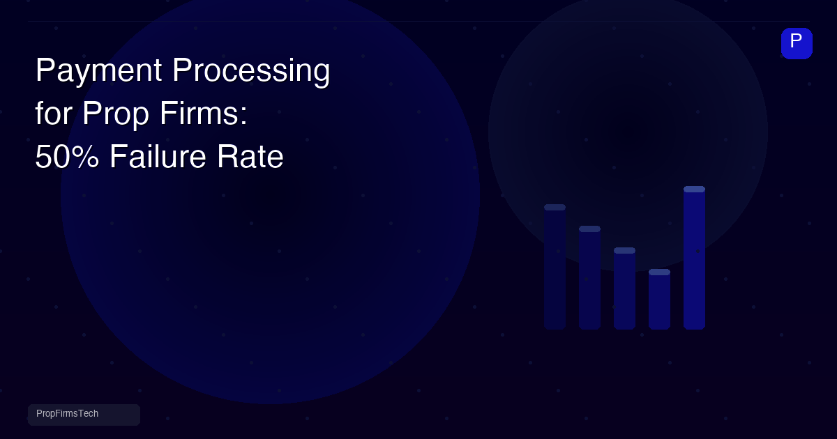 Payment Processing for Prop Firms: Solving the 50% Failure Rate Problem