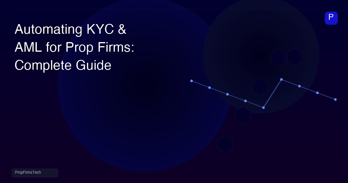 Automating KYC & AML for Prop Firms: The Complete Guide